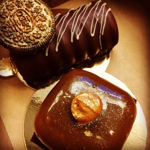 cakes at Fristelse Cafe in Oslo