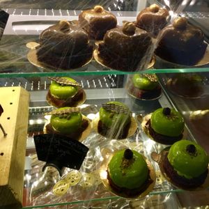 cakes at Fristelse Cafe in Oslo