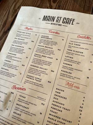 Vegan brunch under favourites #Veganuary at Main Street Cafe in Revelstoke