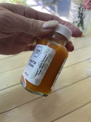 Healthy shot!  at Verde Juice Bar in Winnipeg