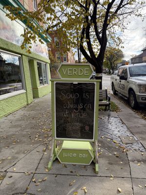   at Verde Juice Bar in Winnipeg
