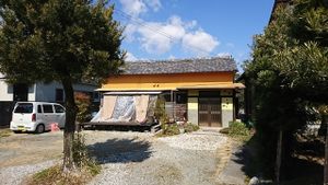 Shopfront. No sign at all. at Kuriya in Hamamatsu