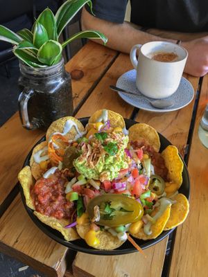  Nachos at Particle Cafe in Avondale Heights