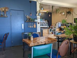 Decor at Particle Cafe in Avondale Heights