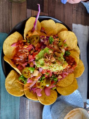 Nachos at Particle Cafe in Avondale Heights
