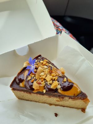 PB cake at Particle Cafe in Avondale Heights