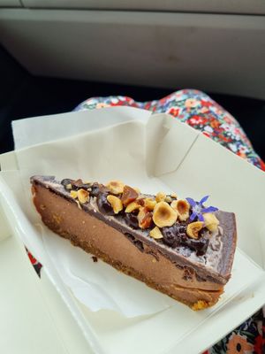 Ferrero Rocher cake at Particle Cafe in Avondale Heights