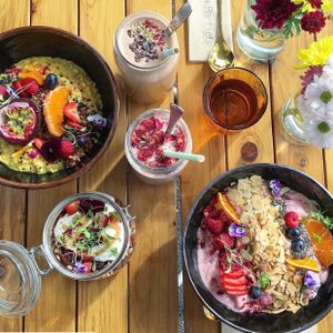 breaky dates!  at Particle Cafe in Avondale Heights