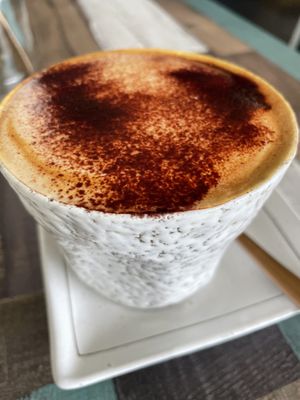 Large cappuccino   at Particle Cafe in Avondale Heights