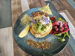 A at Particle Cafe in Avondale Heights