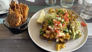 Golden smash  at Particle Cafe in Avondale Heights