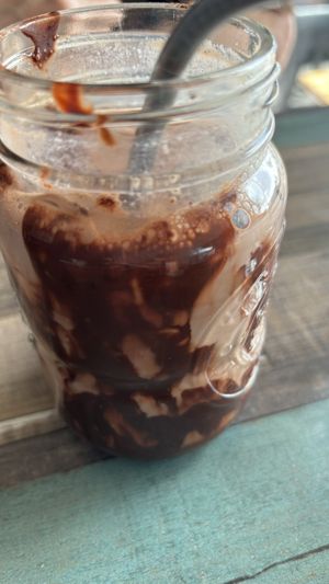 Iced chocolate   at Particle Cafe in Avondale Heights