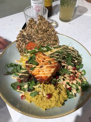 Salad bowl at Stem & Glory in Cambridge