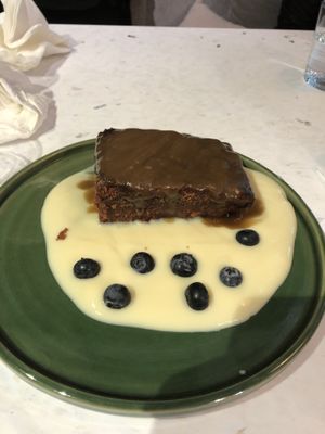 Sticky toffee pudding  at Stem & Glory in Cambridge