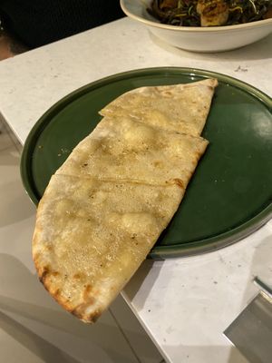 Flat bread #Veganuary at Stem & Glory in Cambridge