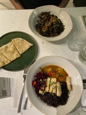 Filling meal #Veganuary at Stem & Glory in Cambridge