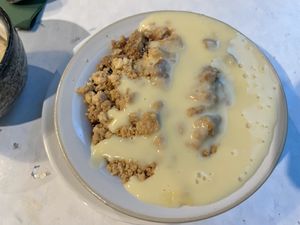crumble  at Stem & Glory in Cambridge