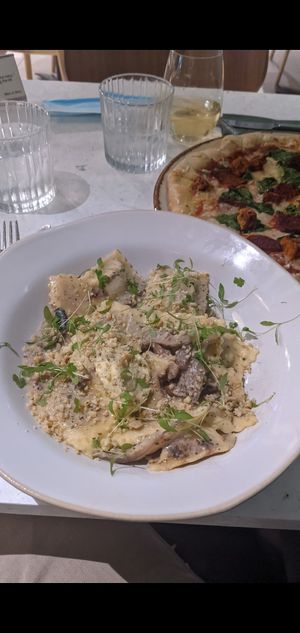 Ravioli at Stem & Glory in Cambridge