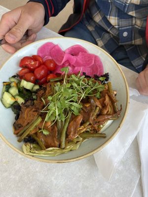 Sri lankan curry (not that good)  at Stem & Glory in Cambridge