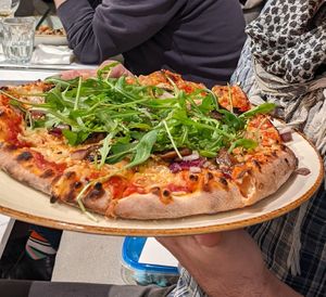 Pizza at Stem & Glory in Cambridge