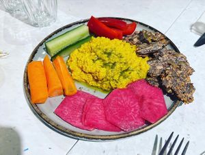 Hummus   at Stem & Glory in Cambridge