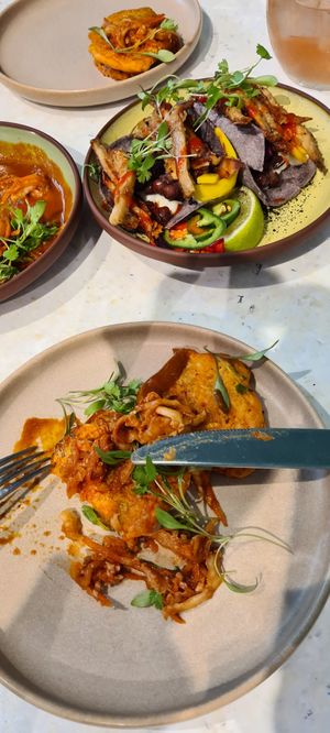 Delicious variety of small plates. at Stem & Glory in Cambridge