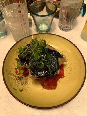 Tofu dish  at Stem & Glory in Cambridge