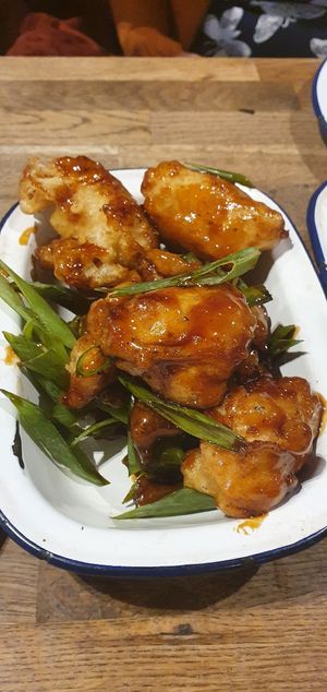 Teriyaki cauliflower wings at Bloc Bar Glasgow in Glasgow