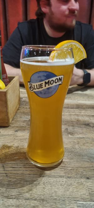 Blue moon at Bloc Bar Glasgow in Glasgow