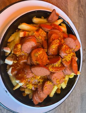 Loaded fries   at Bloc Bar Glasgow in Glasgow