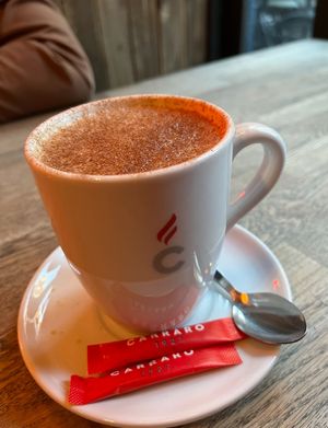 Soy hot chocolate   at Bloc Bar Glasgow in Glasgow