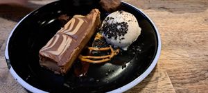 Salted Caramel Cheesecake at Bloc Bar Glasgow in Glasgow