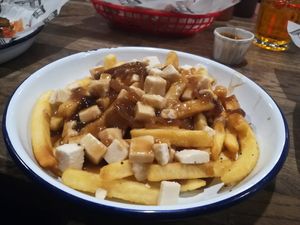 Poutine at Bloc Bar Glasgow in Glasgow