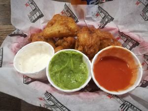 Caulliflower wings at Bloc Bar Glasgow in Glasgow