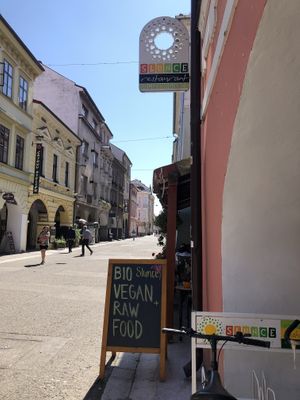 Outside   at Slunce in Ceske Budejovice