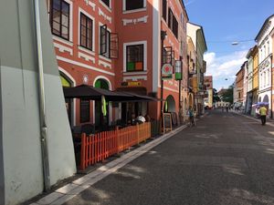 Restaurant Slunce with terrace at Slunce in Ceske Budejovice