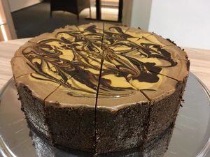 Delicious raw cake  at Slunce in Ceske Budejovice