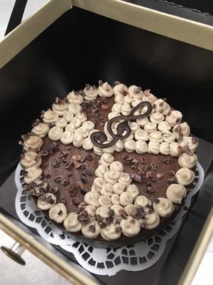 Raw cake as a gift! at Slunce in Ceske Budejovice