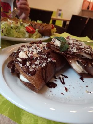 Unbelievable pancakes! at Slunce in Ceske Budejovice