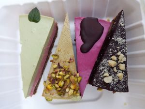 Best raw cakes! at Slunce in Ceske Budejovice