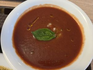 Gazpacho at Slunce in Ceske Budejovice