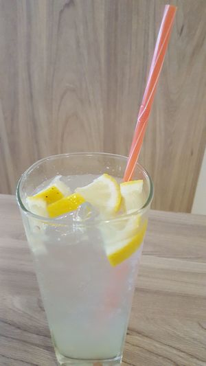 Lemon drink on ice.... at Slunce in Ceske Budejovice