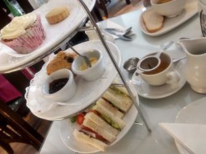 Vegan afternoon tea at Hidden Lane Tea Room in Glasgow