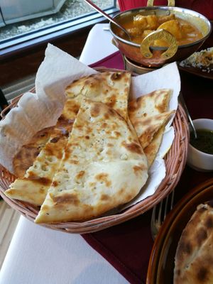 naan at Taj Mahal in Willingen Upland