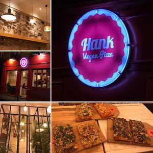 Vegan Pizzas at Hank Vegan Pizza in Paris