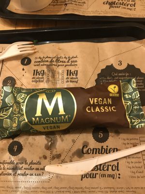 Ice cream at Hank Vegan Pizza in Paris