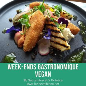 Vegan gourmet weekends at Le Cheval Blanc  in Saint-antonin-noble-val
