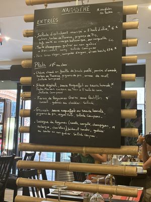 Menu   at Namasthe in Montauban