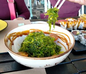 Ensalada de algas #Veganuary at Suka in Suances