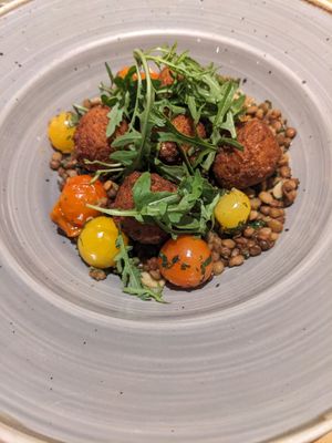 Sweet potato falafel at Acton & Sons in Belfast